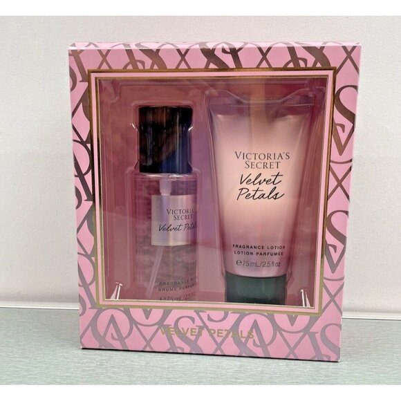 Victoria's Secret Other - VICTORIA'S SECRET VELVET PETALS GIFT SET LOTION & MIST SET 2.5 fl oz